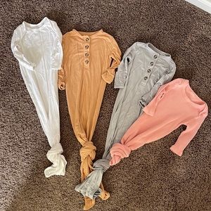 Bamboo knitted gown bundle & 1 cotton gown MMAO!